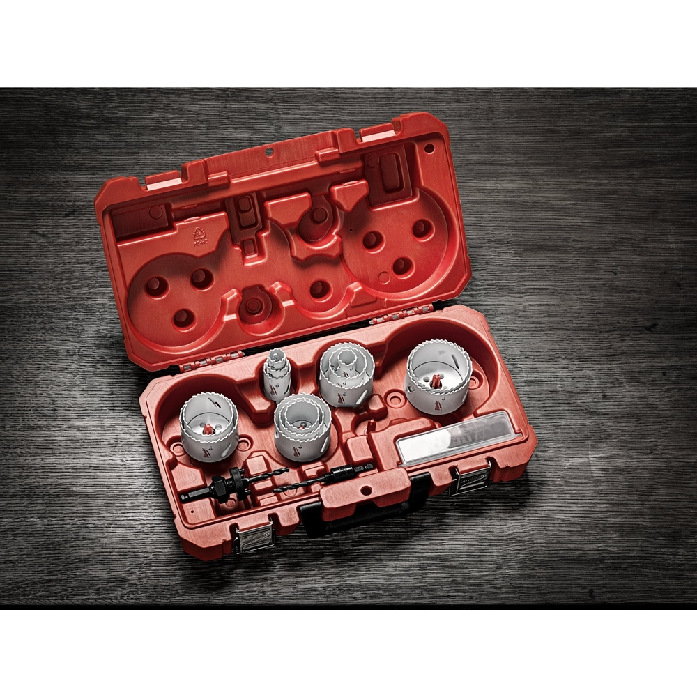 COFFRET SCIES CLOCHES 4/6 SET-17PCS MILWAUKEE ACCESSOIRES - 49224102