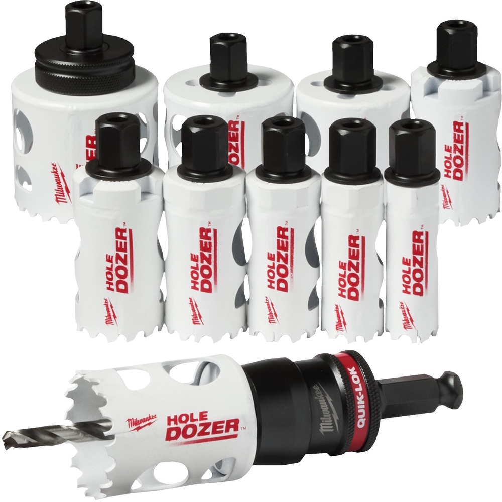Set 13 scies cloches hole dozer bimétal Quik-lok MILWAUKEE - 49224772