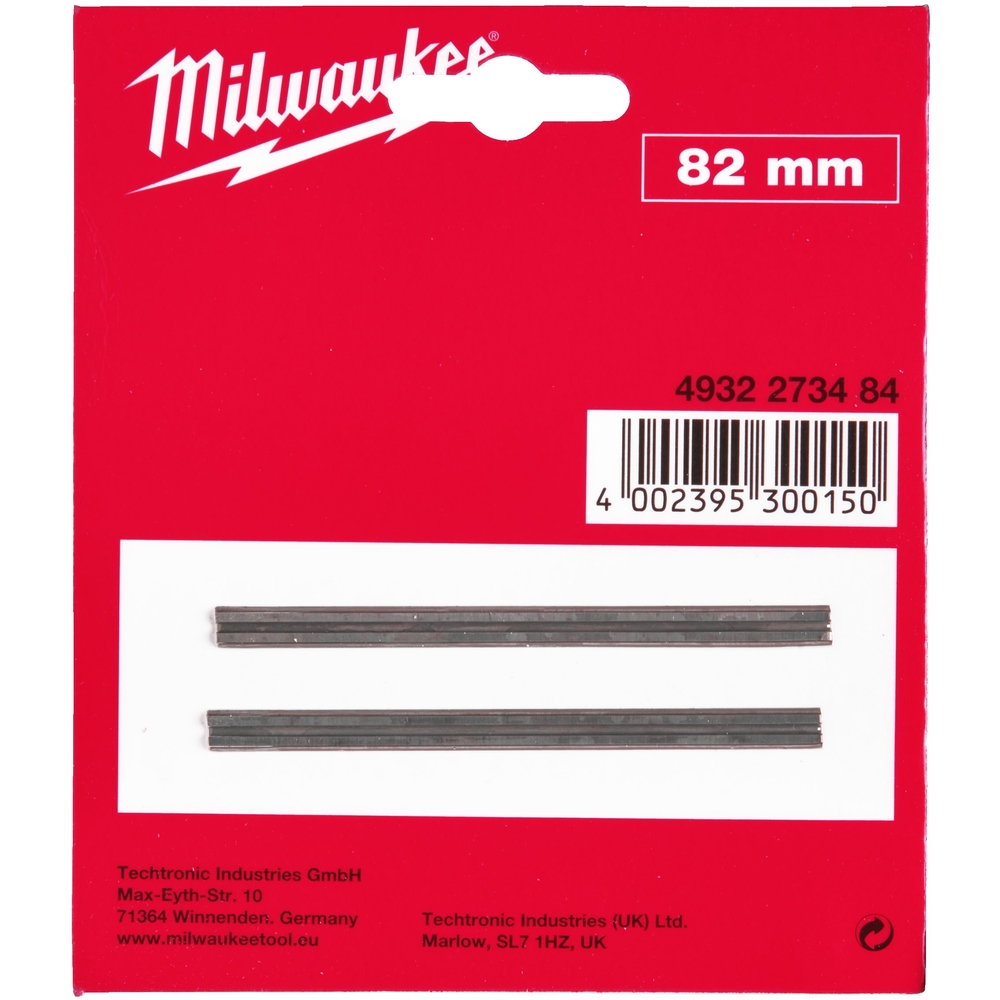 FERS RABOT 82MM Lot de 2 MILWAUKEE ACCESSOIRES - 4932273484