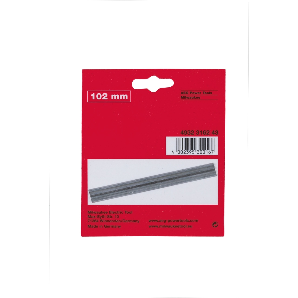 FERS RABOT 102MM Lot de 2 MILWAUKEE ACCESSOIRES - 4932316243
