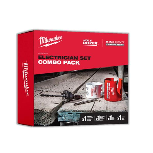 Pack machines et outils électricien MILWAUKEE avec PACKOUT et consommables