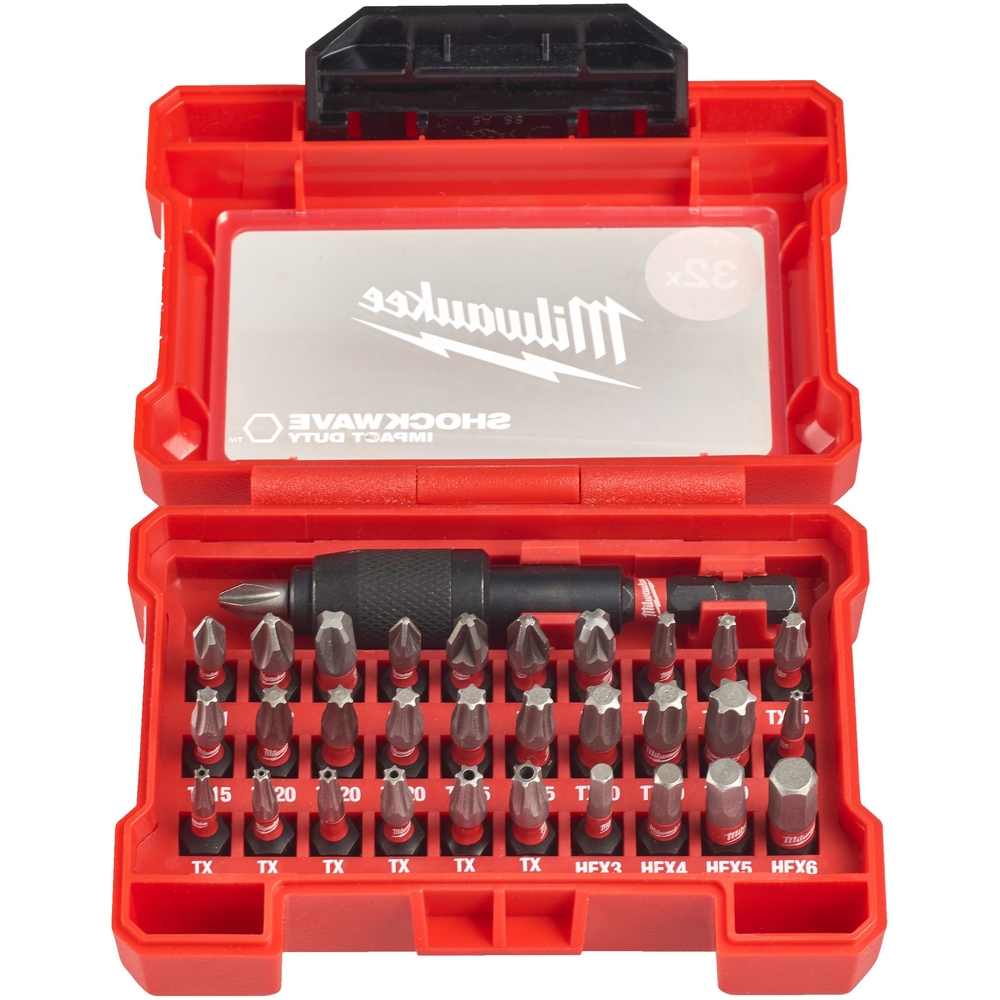 COFFRETS MILWAUKEE 32 PIÈCES SHOCKWAVE IMPACT DUTY -4932464240
