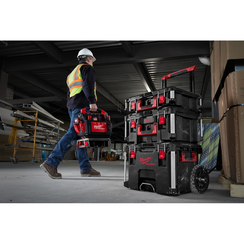 PACKOUT 3 pièces trolley + coffret large + coffret MILWAUKEE - 4932464244