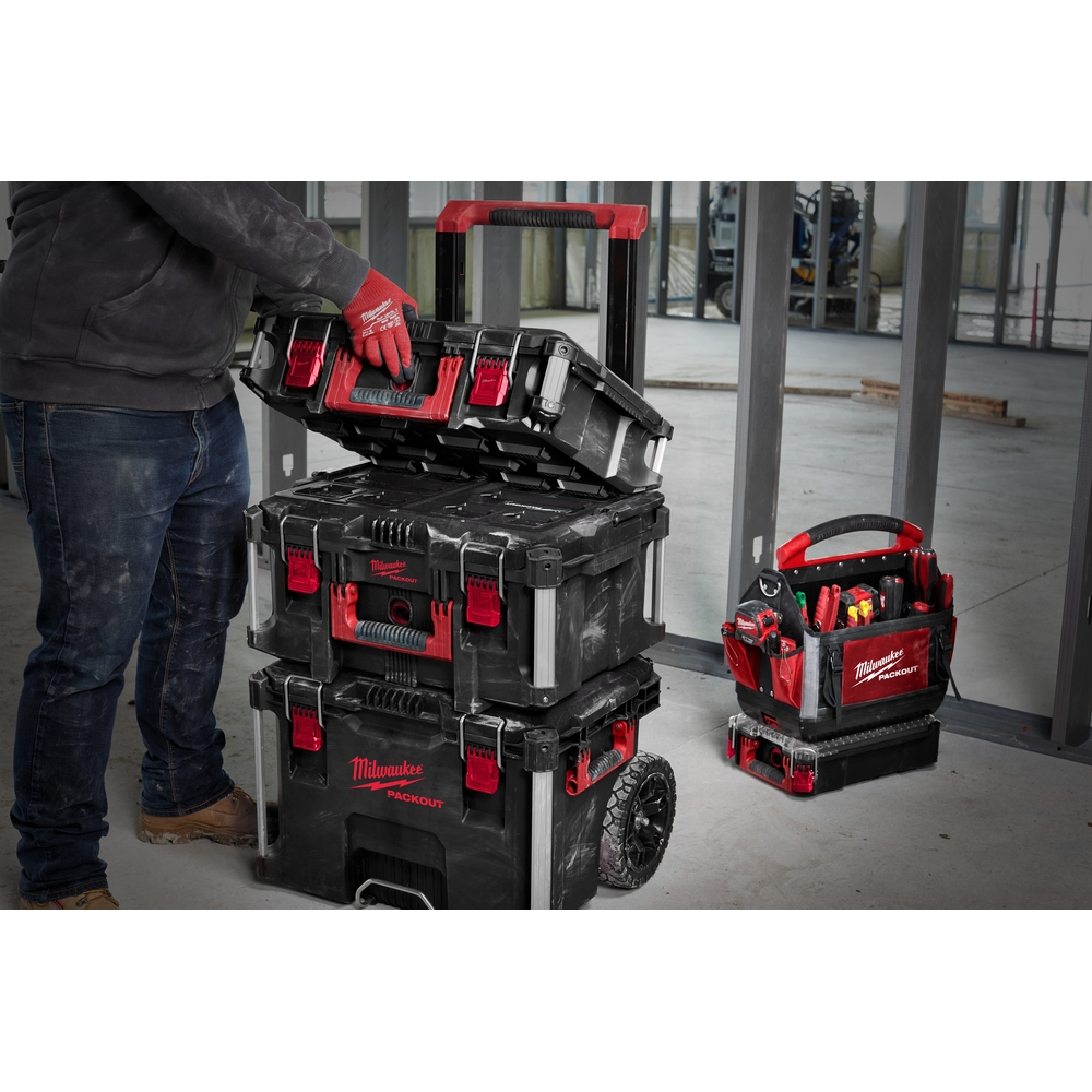 PACKOUT 3 pièces trolley + coffret large + coffret MILWAUKEE - 4932464244