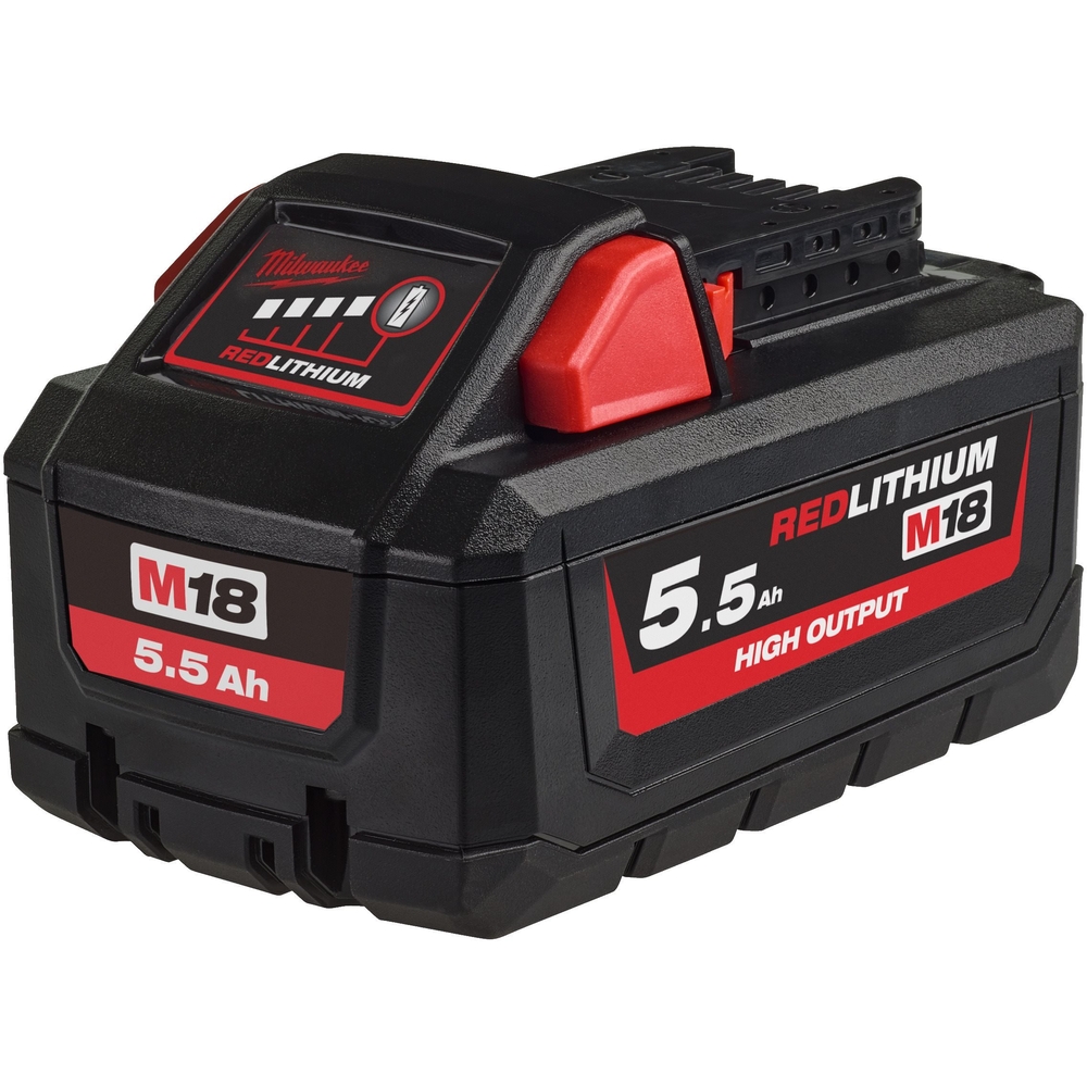 BATTERIE MILWAUKEE M18 HB5.5 HIGH OUTPUT 5.5AH - 4932464712