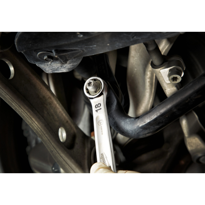 Set MILWAUKEE de 15 clés à cliquet Métriques - 4932464994