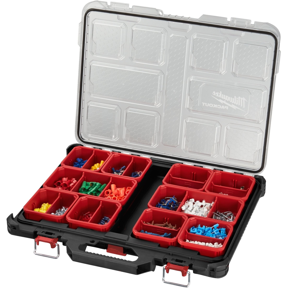 Milwaukee organiseur Packout slim avec compartiments 4932471064