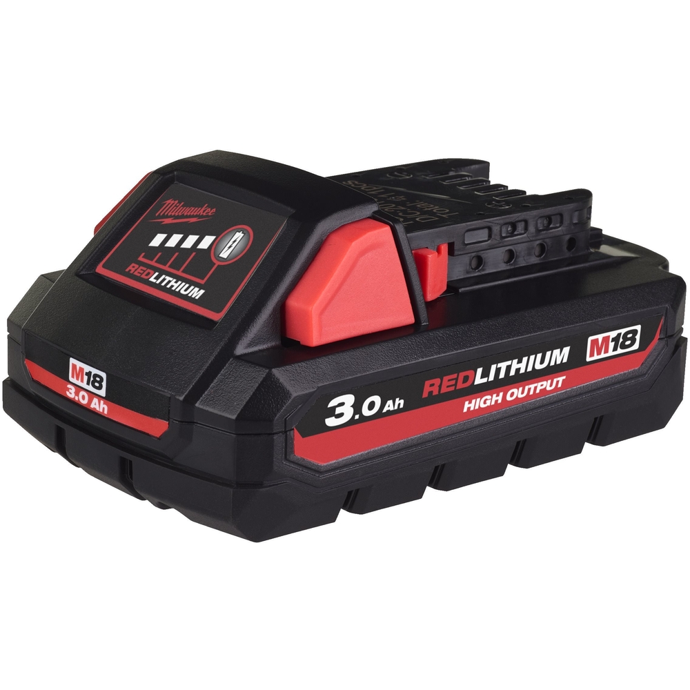 Batterie M18 HB3 - 18V 3,0Ah HIGH-OUTPUT Red Lithium MILWAUKEE - 4932471069