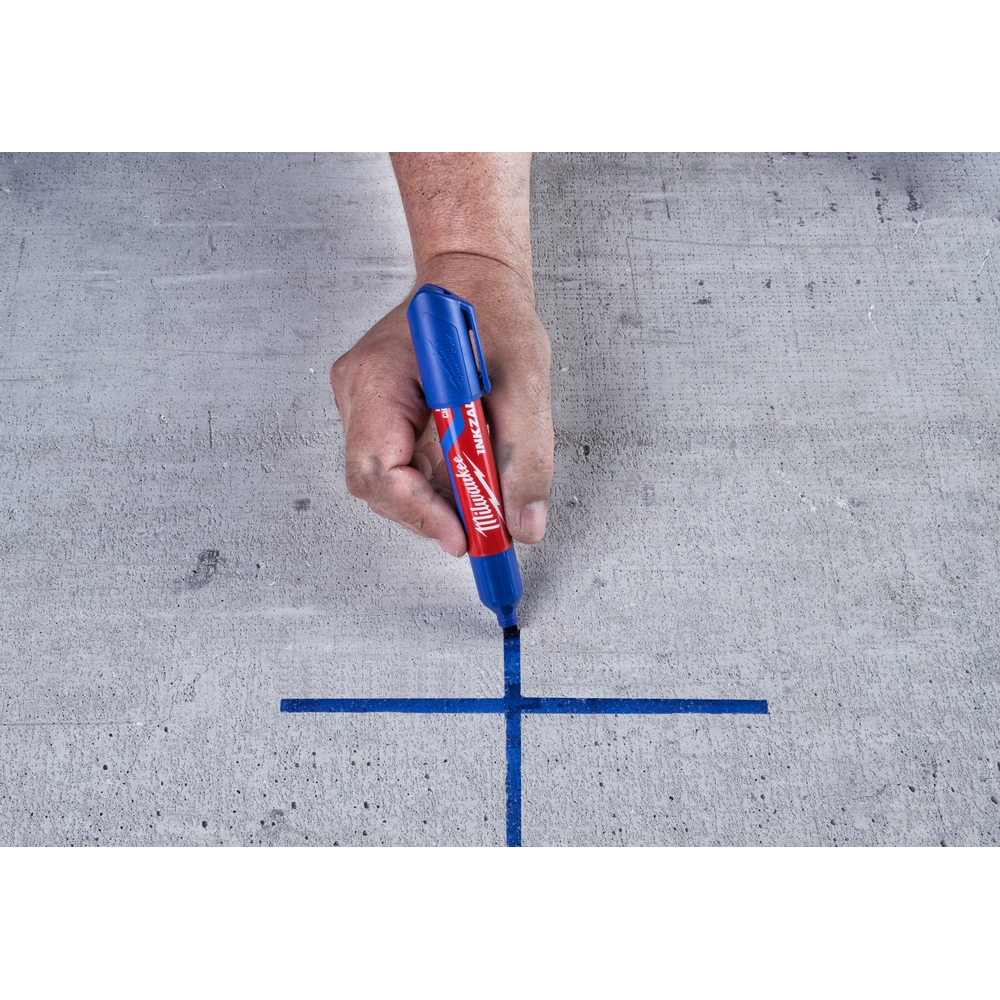 Marqueur pointe L bleue MILWAUKEE ACCESSOIRES - 4932471557