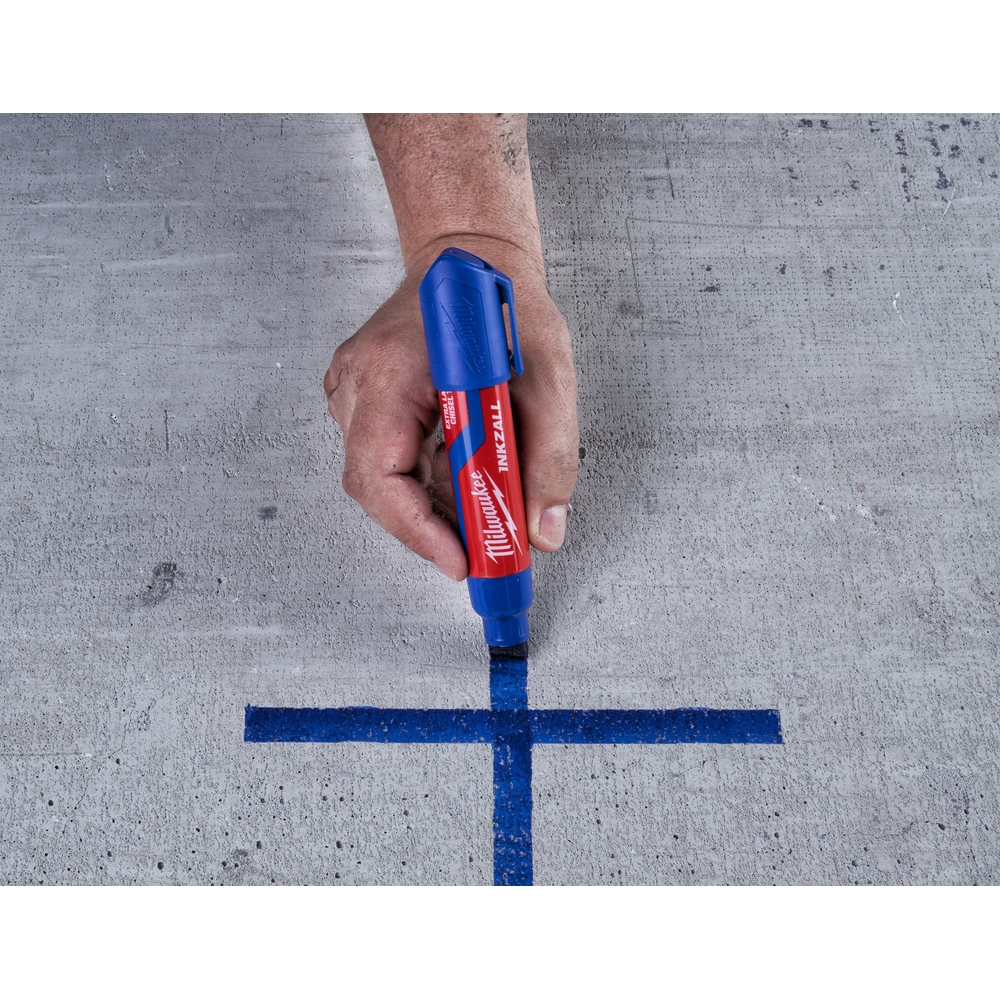 Marqueur pointe X bleue MILWAUKEE ACCESSOIRES - 4932471561
