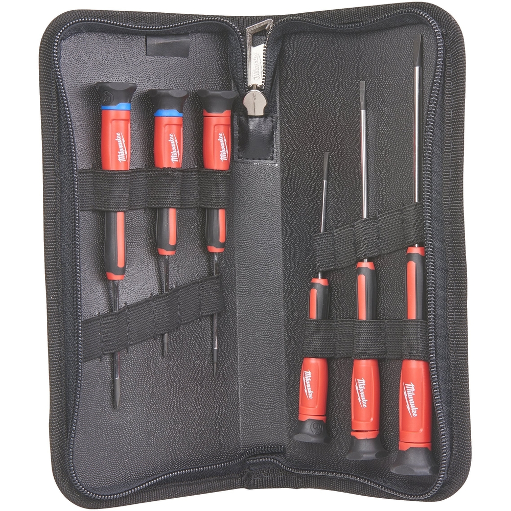 Set de 6 tournevis de précision MILWAUKEE ACCESSOIRES - 4932471869