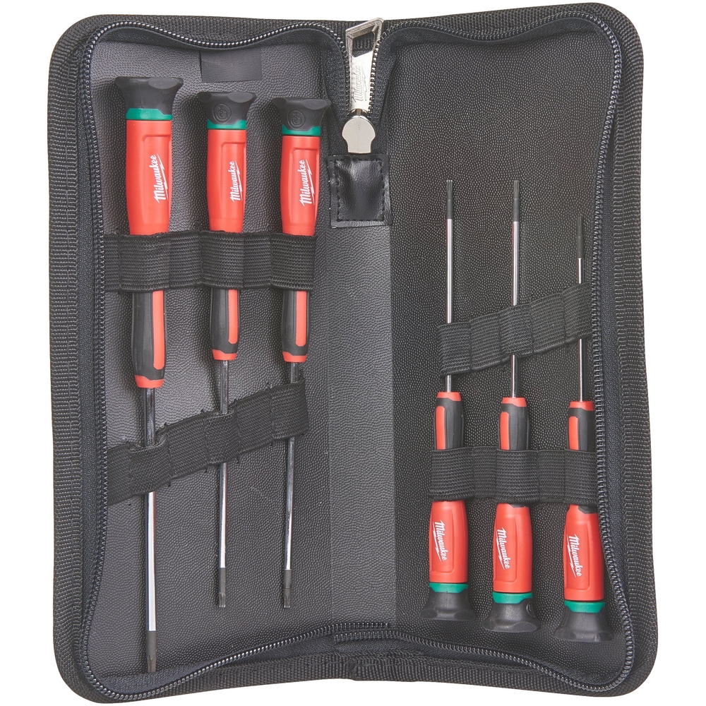 Set de 6 tournevis de précision Torx MILWAUKEE ACCESSOIRES - 4932471870