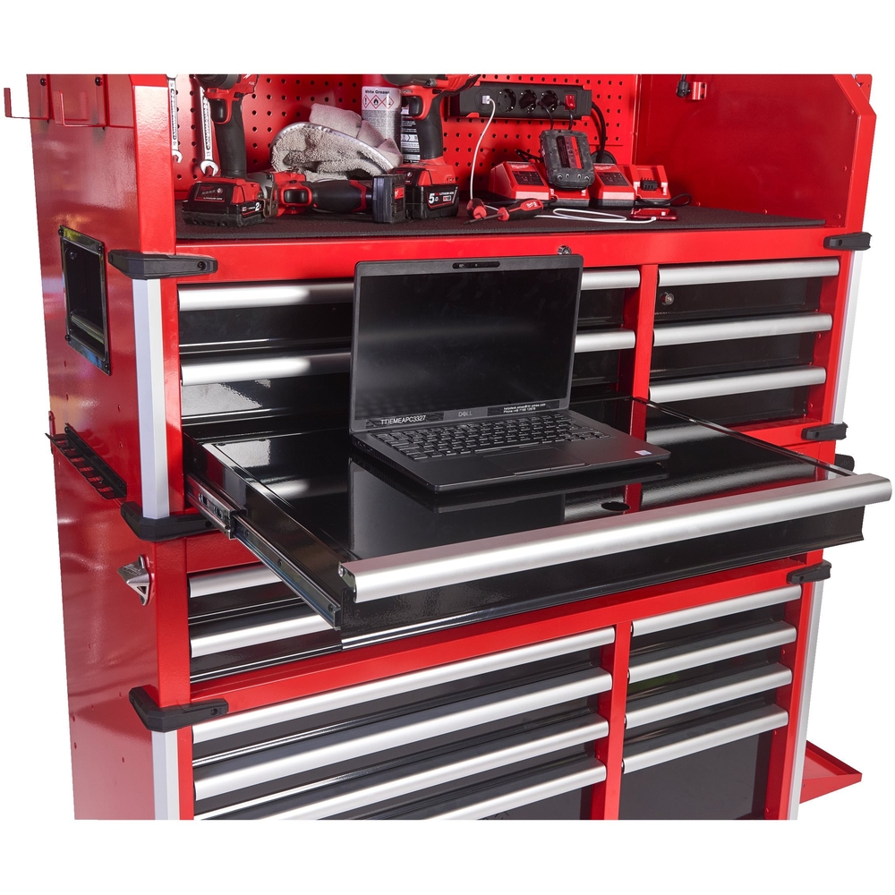 Chariot de travail Milwaukee SRC46-1 Servante 10 tiroirs grande capacité 46' / 117 cm- 4932478852