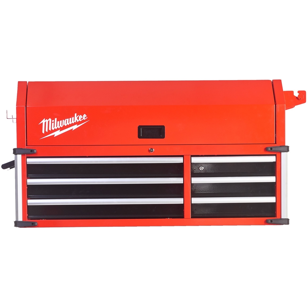 Coffre de rangement supérieur Milwaukee STC46-1 46˝ / 117 cm en acier à 6 tiroirs grande capacité 4932478854