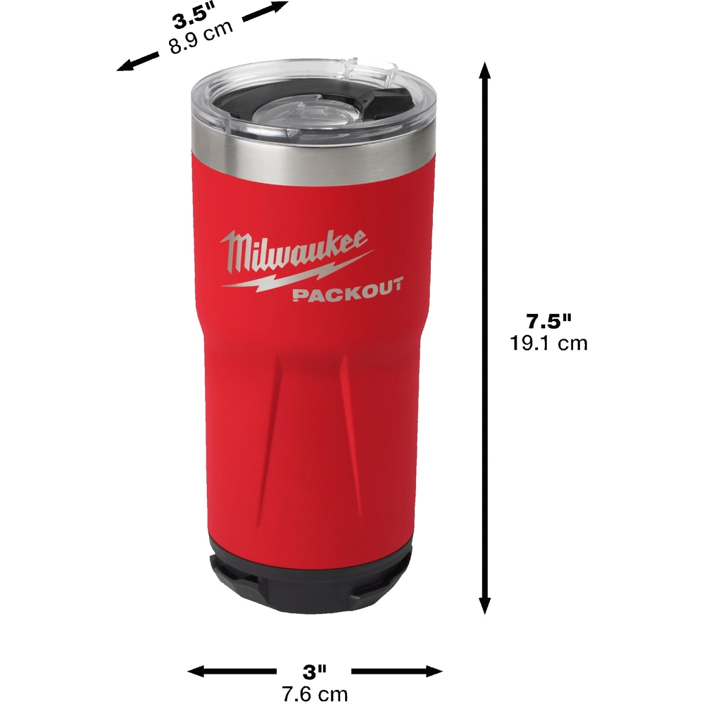 Packout mug isotherme rouge 591ml MILWAUKEE ACCESSOIRES 4932479074