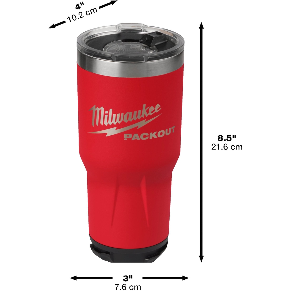 Packout mug isotherme rouge 887ml MILWAUKEE ACCESSOIRES - 4932479075
