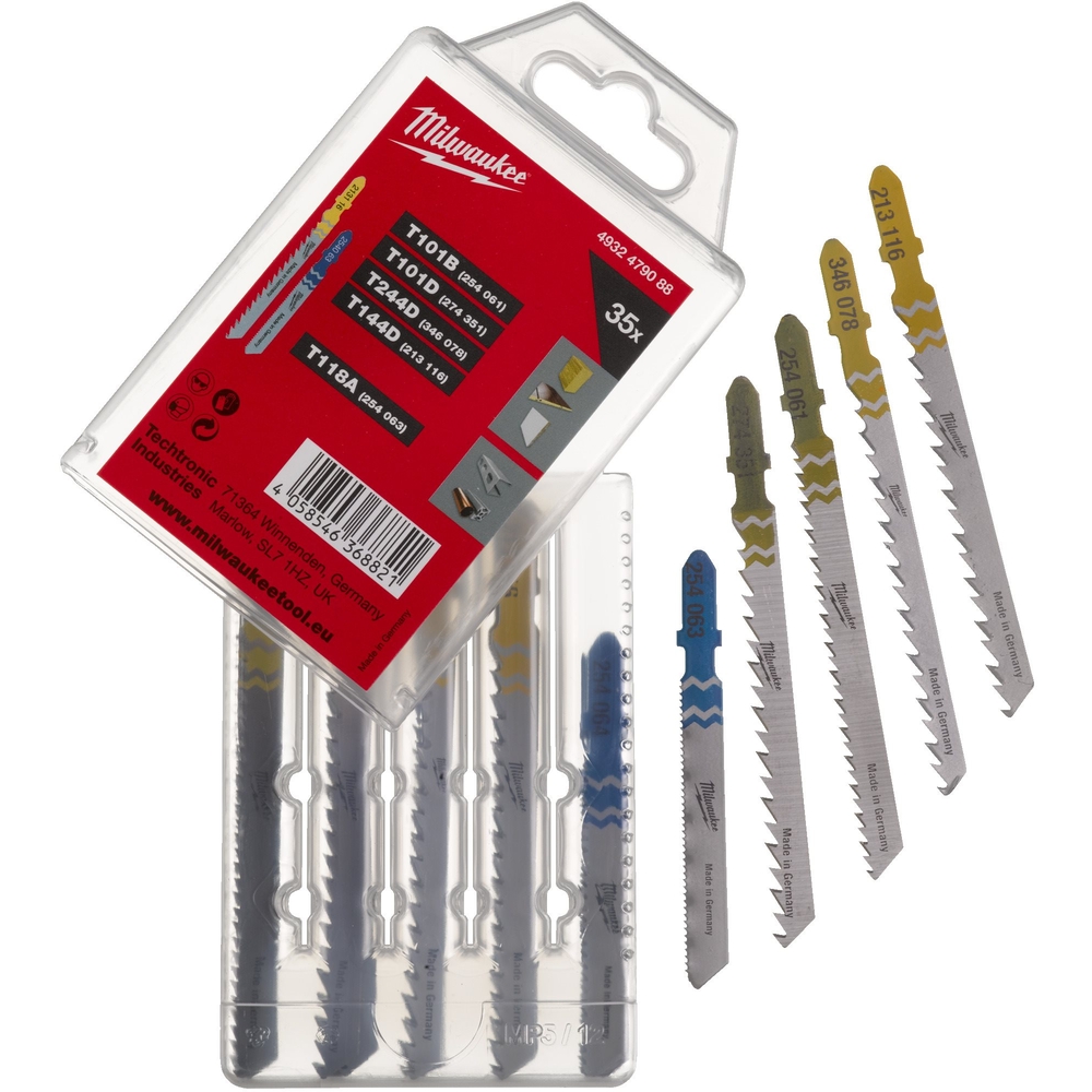 Set de 35 lames de scie sauteuse MILWAUKEE ACCESSOIRES - 4932479088