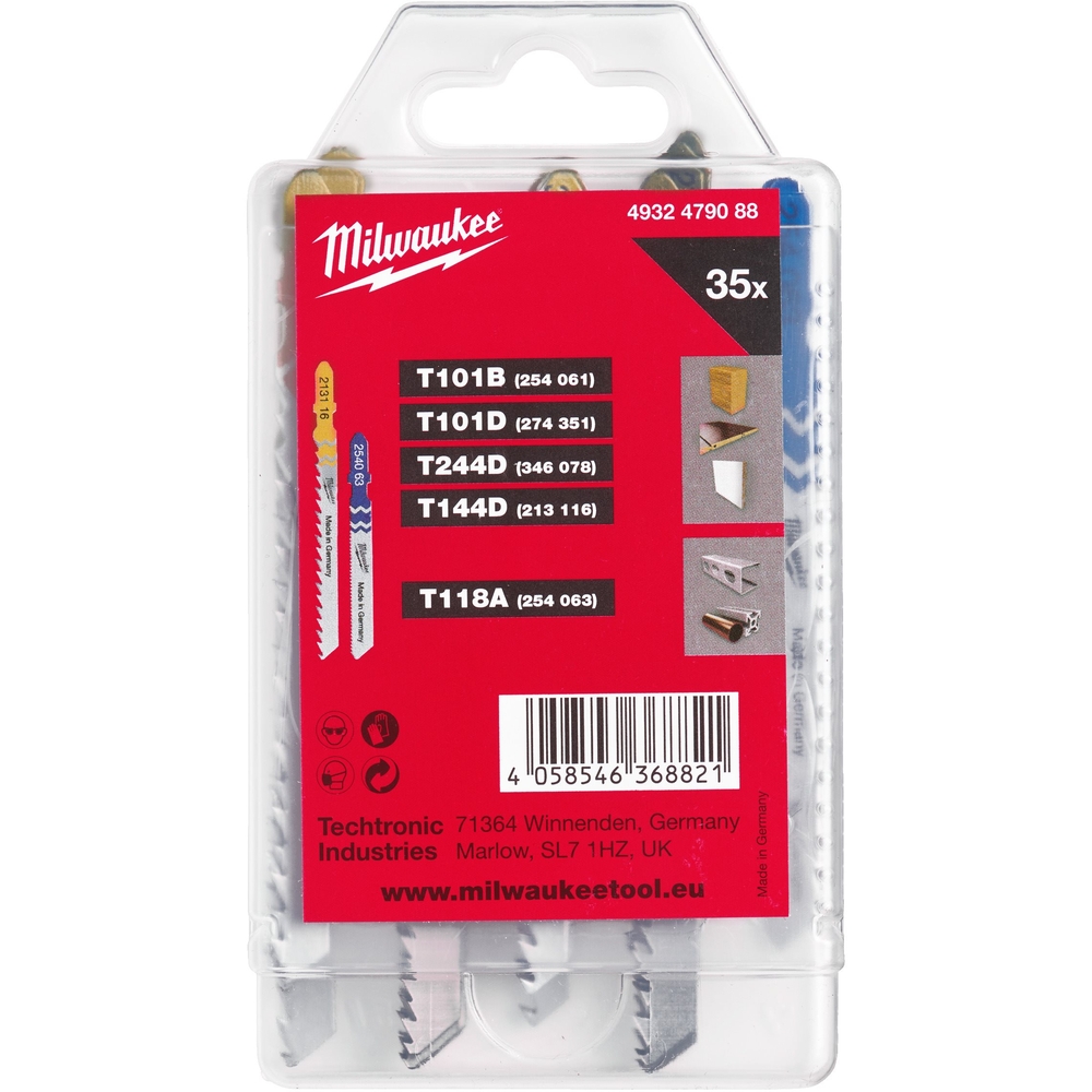 Set de 35 lames de scie sauteuse MILWAUKEE ACCESSOIRES - 4932479088