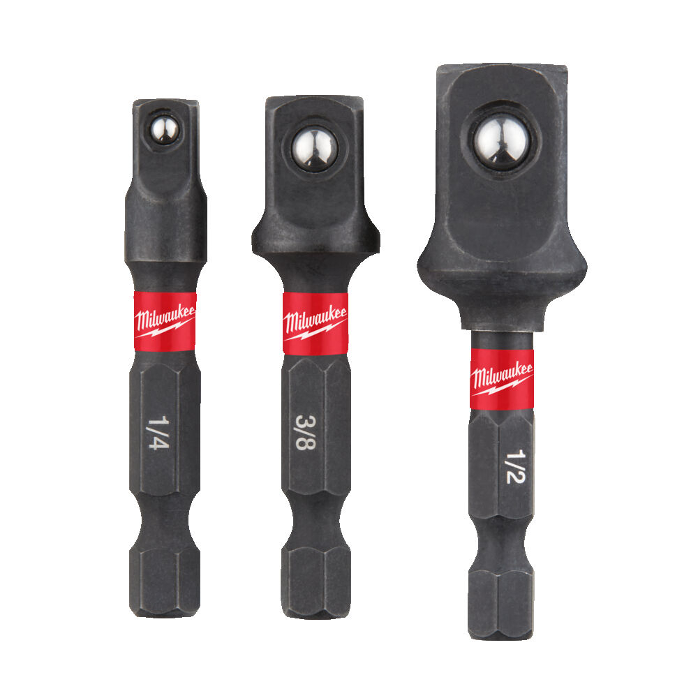 SET DE 3 ADAPTATEURS SHOCKWAVE™ IMPACT DUTY MILWAUKEE - 4932479228