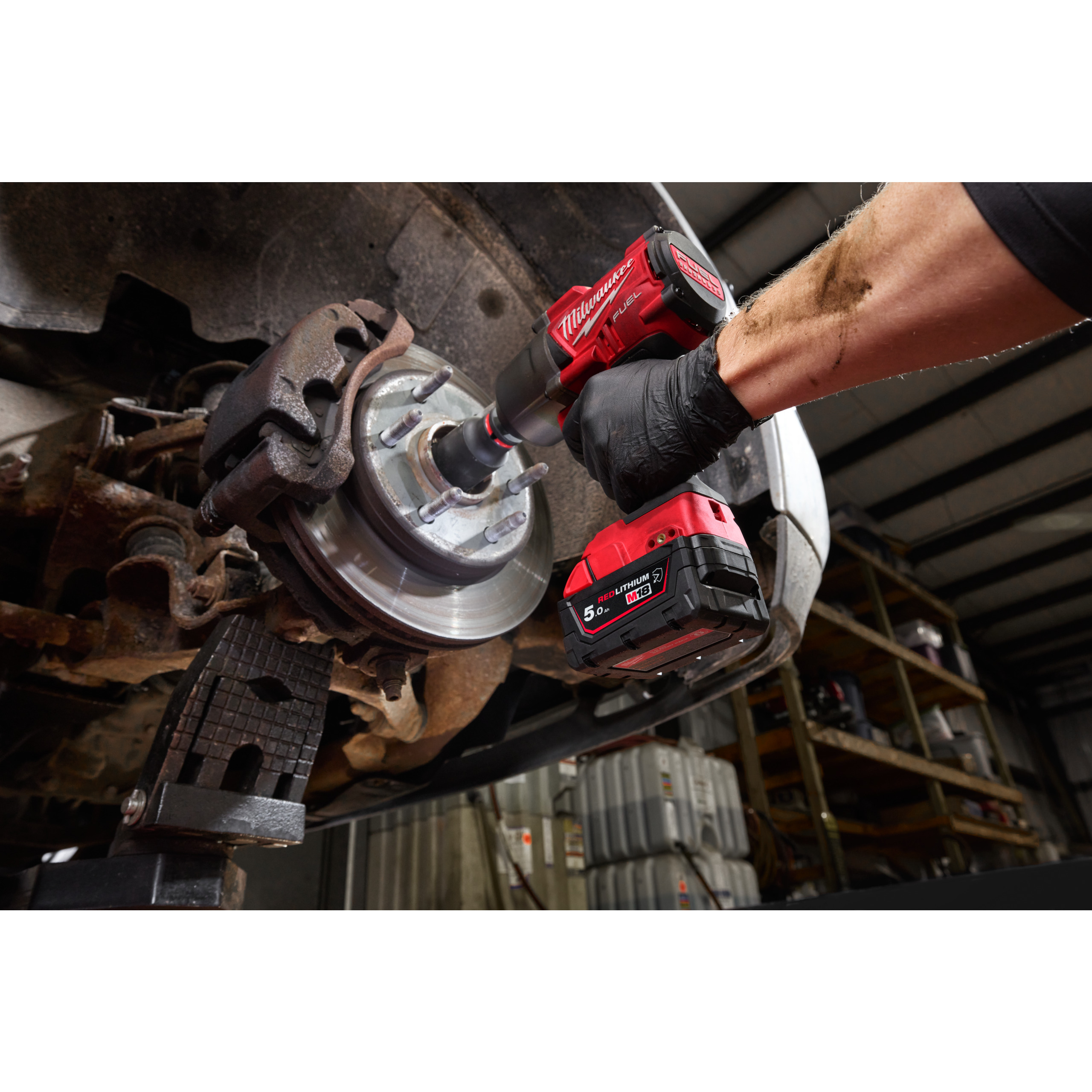 Système MILWAUKEE M18 B5-CR résistante aux produits chimiques 18V 5,0Ah Red Lithium - 4932479265