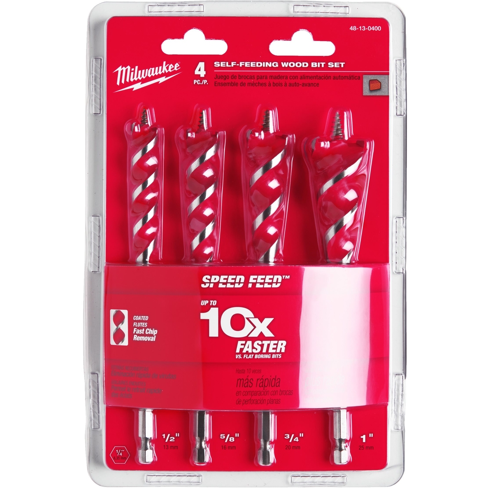 Set 4 meche a spirales  MILWAUKEE ACCESSOIRES - 4932479477