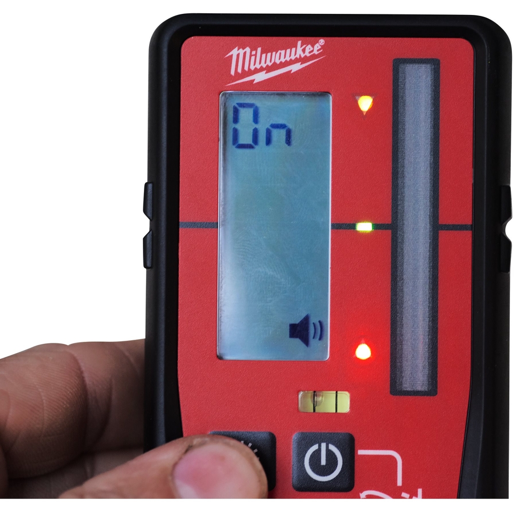 Cellule de réception MILWAUKEE LRD100 pour laser avec 100 m de portée, IP 67 - 4932479555