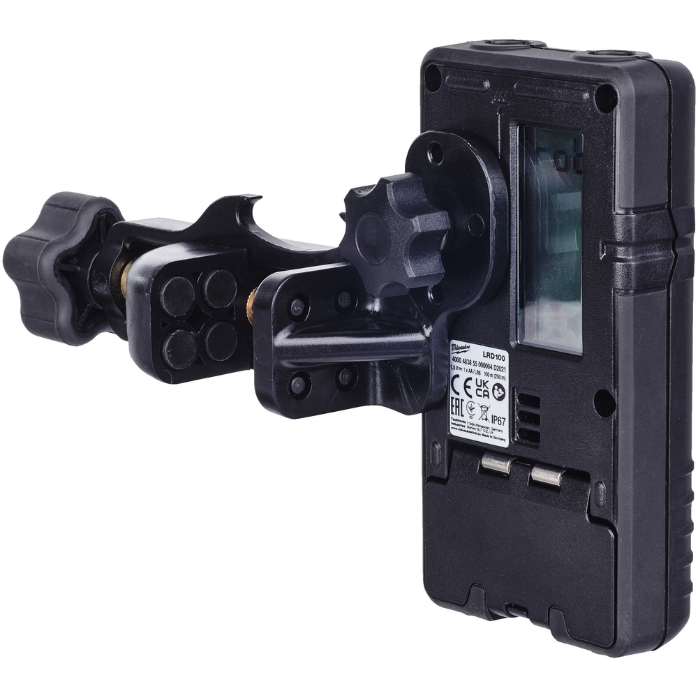 Cellule de réception MILWAUKEE LRD100 pour laser avec 100 m de portée, IP 67 - 4932479555