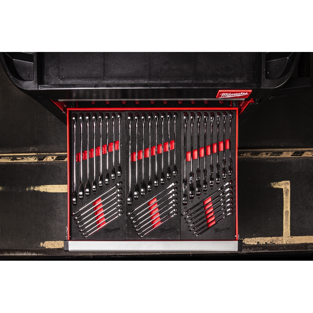 Module mousse cles à tête flexible Maxbite 15 pièces MILWAUKEE ACCESSOIRES - 4932479829
