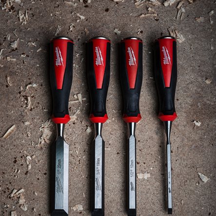 SET DE 4 CISEAUX À BOIS 6, 12, 19, 25 MM MILWAUKEE - 4932479897