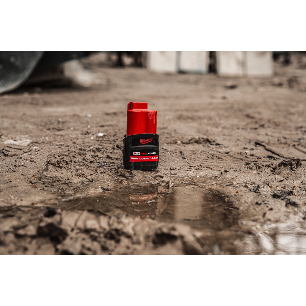 Batterie MILWAUKEE 12 volts 2,5ah high output m12 hb2,5 - 4932480164