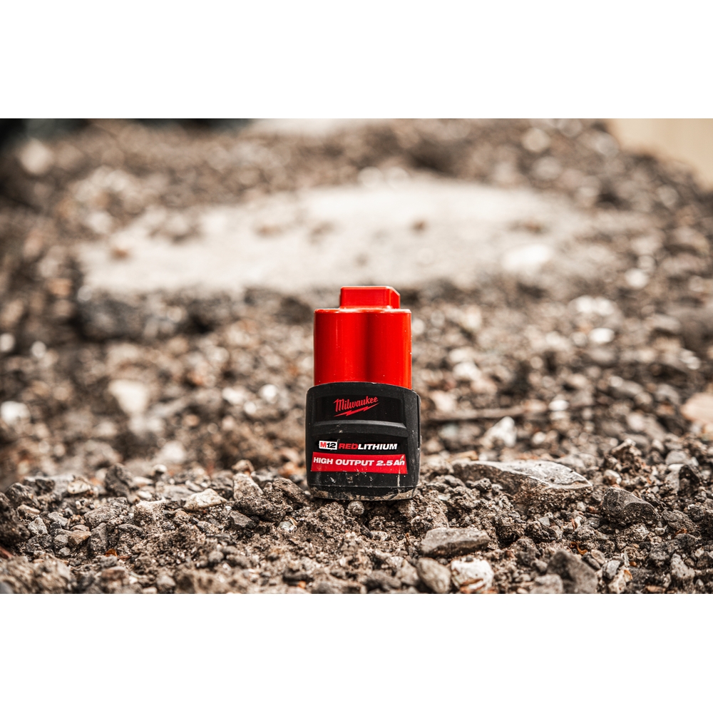 Batterie MILWAUKEE 12 volts 2,5ah high output m12 hb2,5 - 4932480164