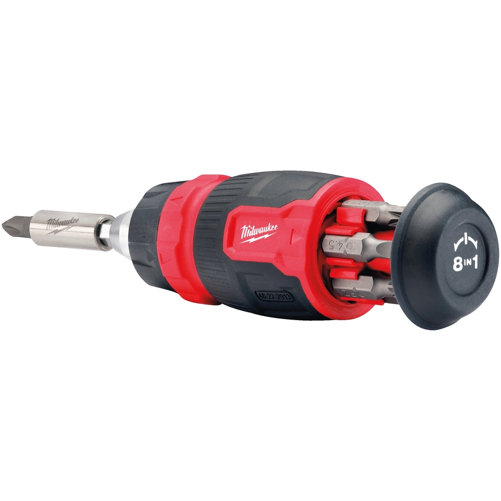 TOURNEVIS À CLIQUET COMPACT 8 EN 1 MILWAUKEE - 4932480581