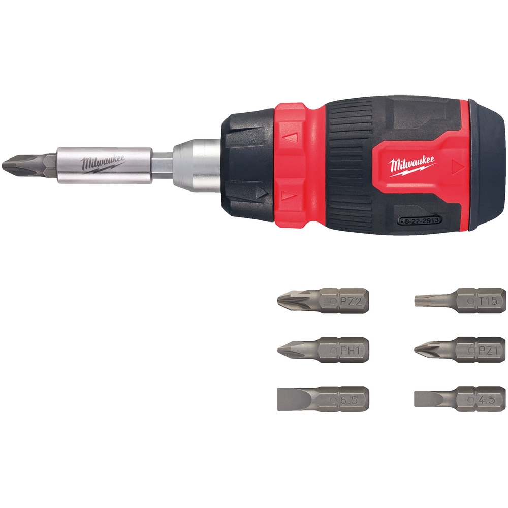 TOURNEVIS À CLIQUET COMPACT 8 EN 1 MILWAUKEE - 4932480581