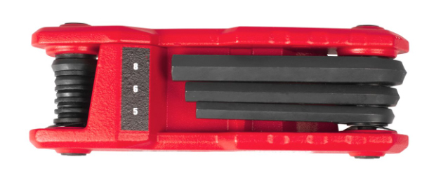 SET DE CLÉS HEXAGONALES MÂLES 6 PANS 8 PIÈCES MILWAUKEE - 4932480978