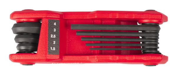 SET DE 8 CLÉS HEXAGONALES MÂLES 6 PANS MILWAUKEE - 4932480978