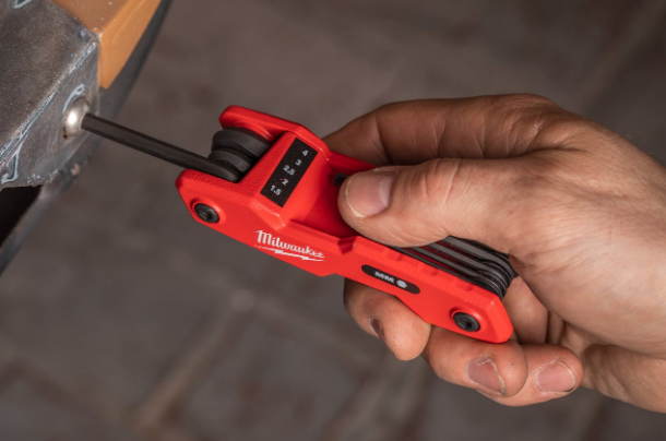 SET DE 8 CLÉS HEXAGONALES MÂLES 6 PANS MILWAUKEE - 4932480978