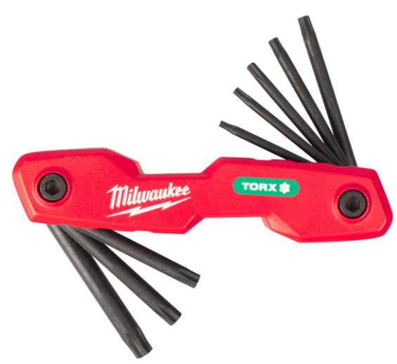 SET DE CLÉS TORX 8 PIÈCES MILWAUKEE - 4932480979