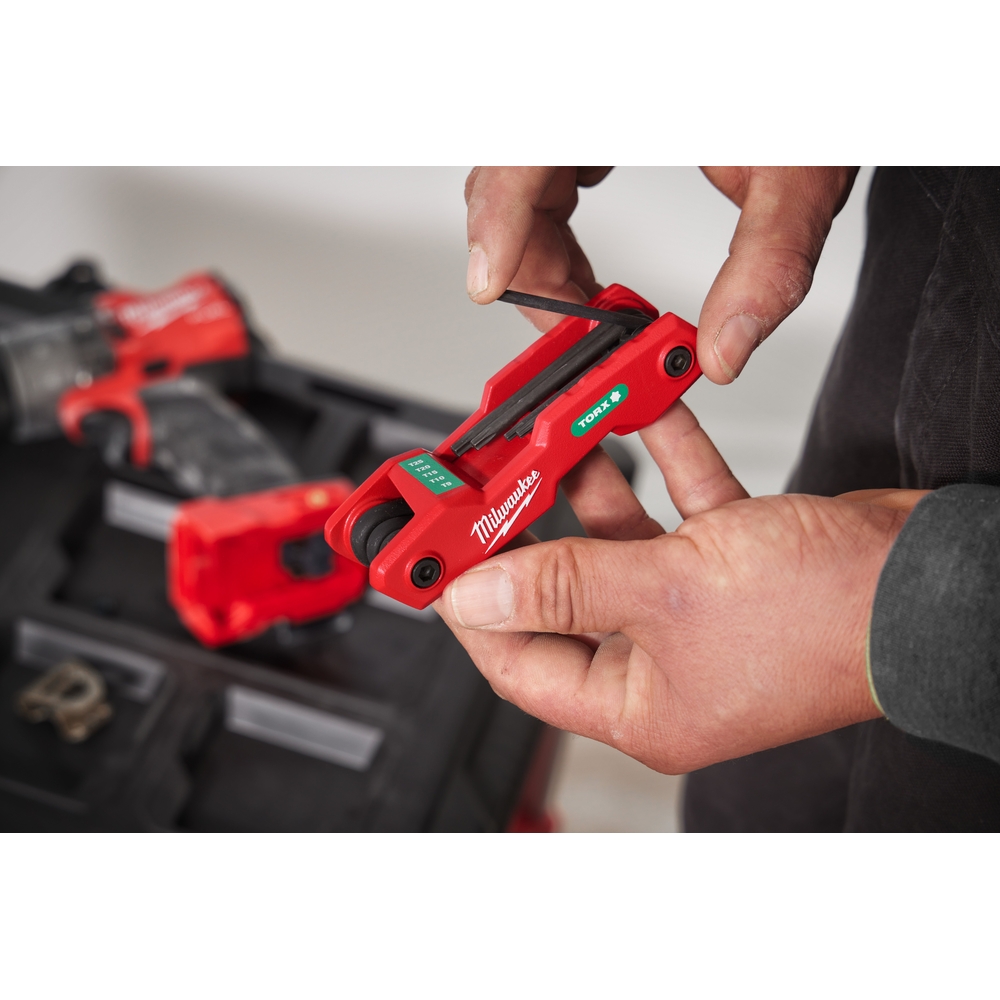 SET DE CLÉS TORX 8 PIÈCES MILWAUKEE - 4932480979