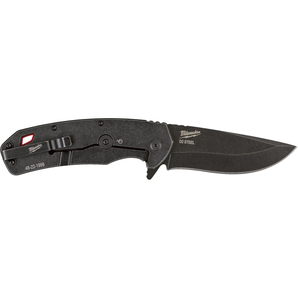 COUTEAU PLIANT HARDLINE LAME LISSE 89MM MILWAUKEE - 4932492453