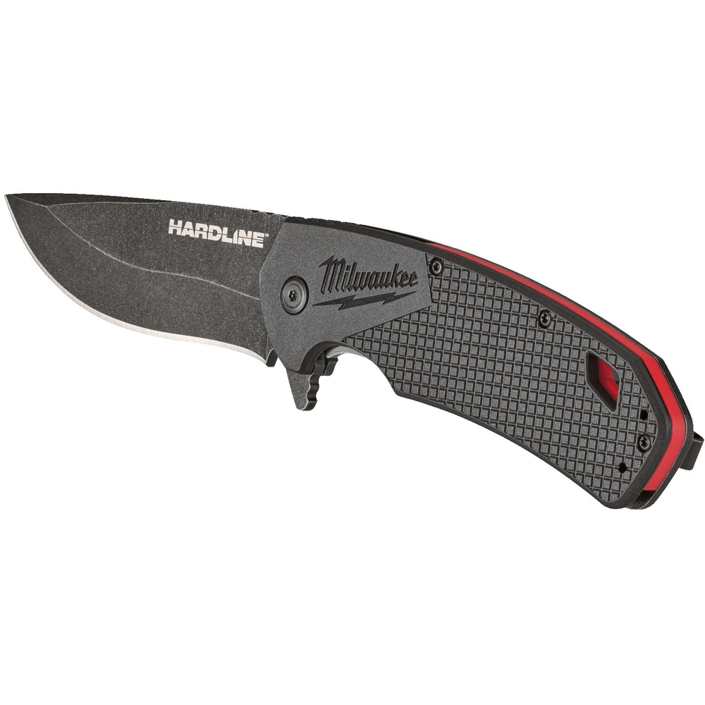 COUTEAU PLIANT HARDLINE LAME LISSE 89MM MILWAUKEE - 4932492453