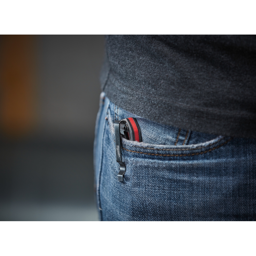 COUTEAU PLIANT HARDLINE LAME LISSE 89MM MILWAUKEE - 4932492453