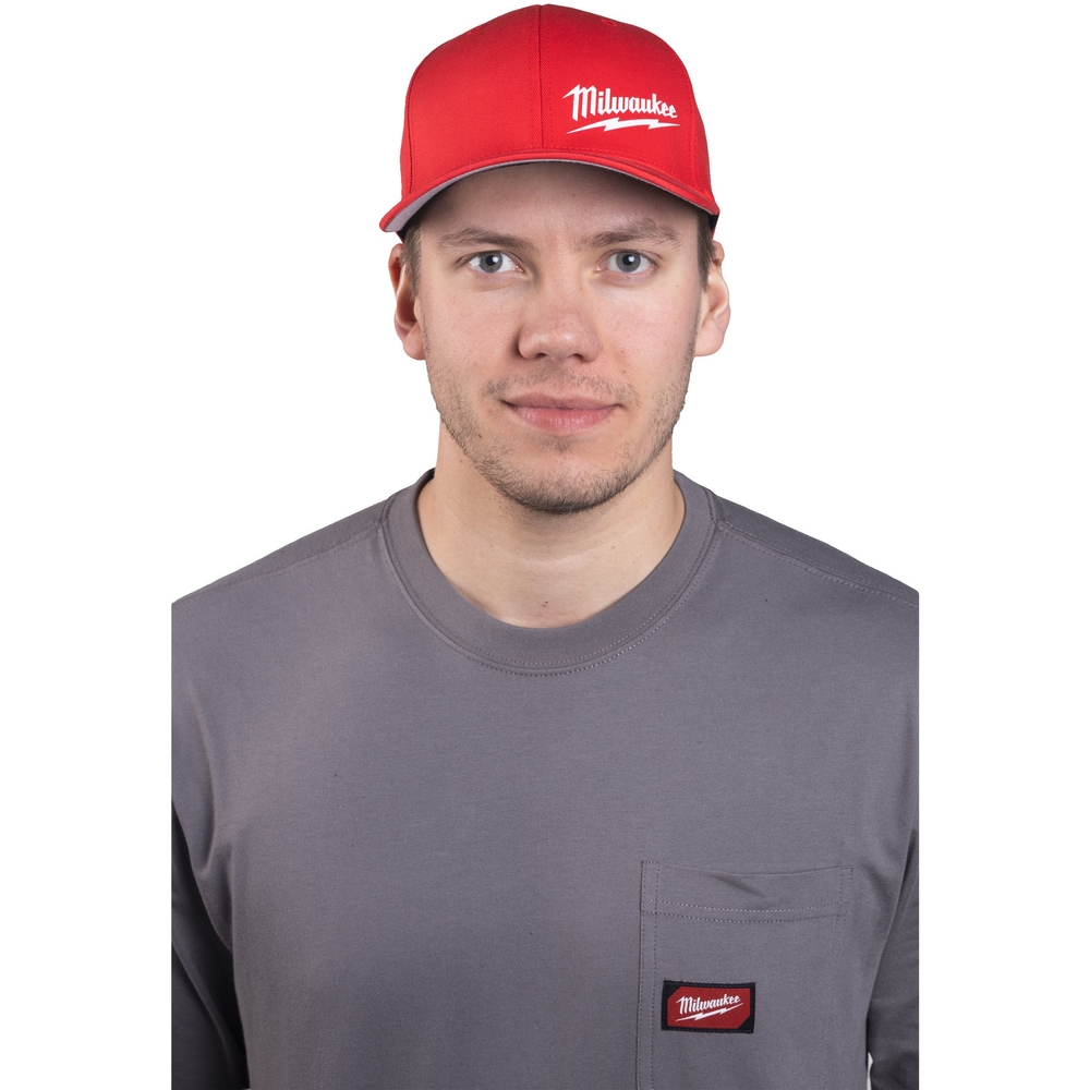 CASQUETTE BASEBALL ROUGE L/XL - Blister MILWAUKEE EPI - 4932493100