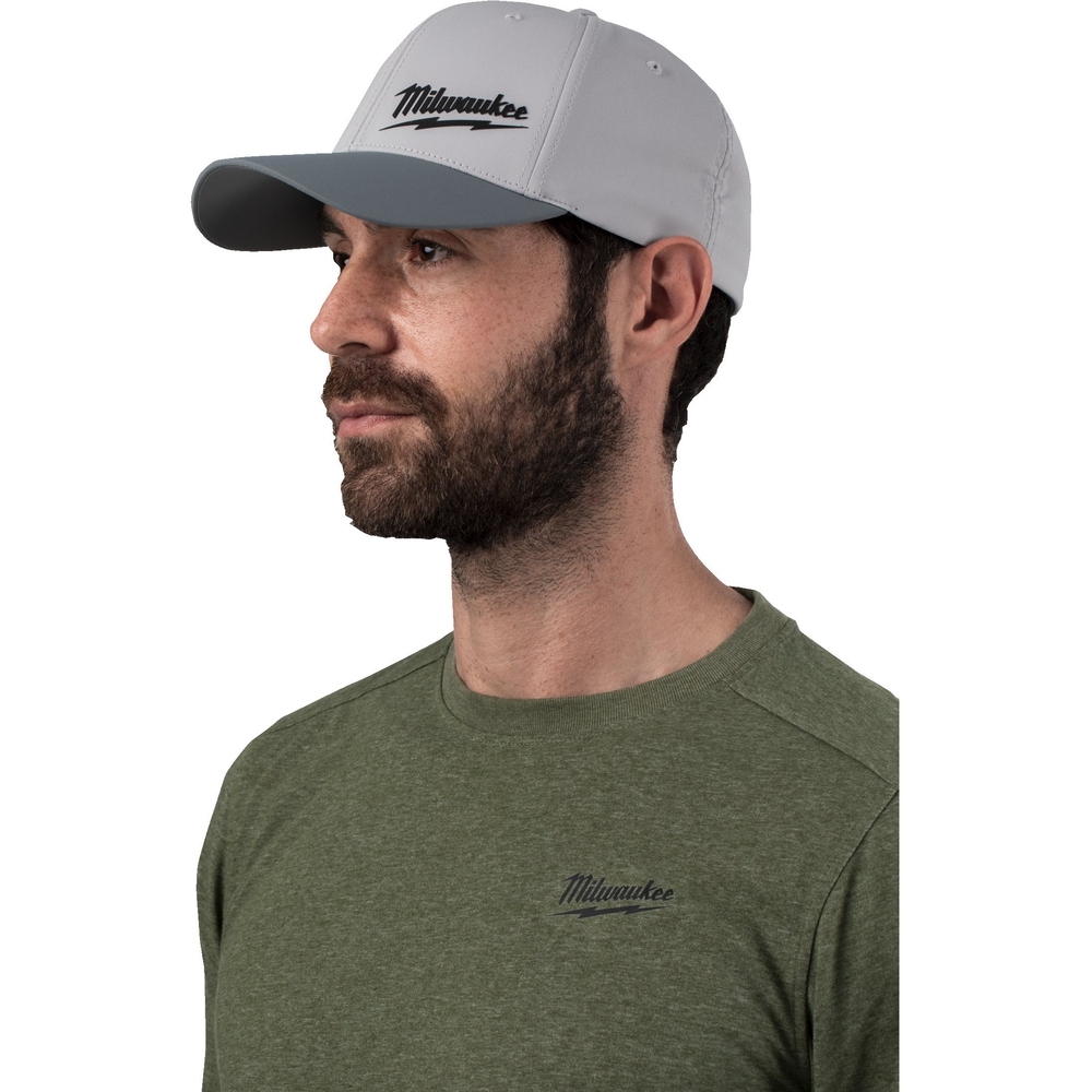 CASQUETTE BASEBALL PERFORMANCE GRISE S/M - Blister MILWAUKEE EPI - 4932493101