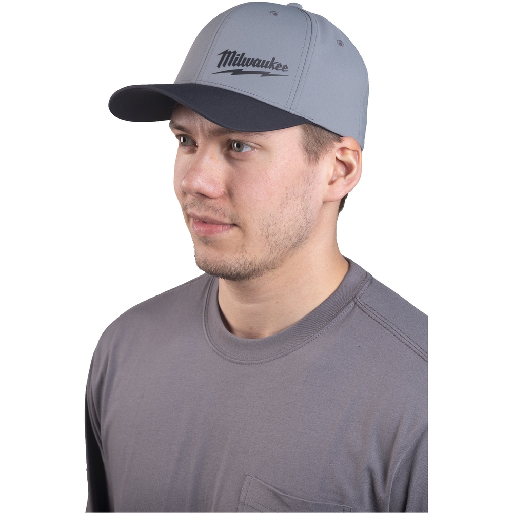 CASQUETTE BASEBALL PERF GRIS FONCE L/XL - Blister MILWAUKEE EPI - 4932493104