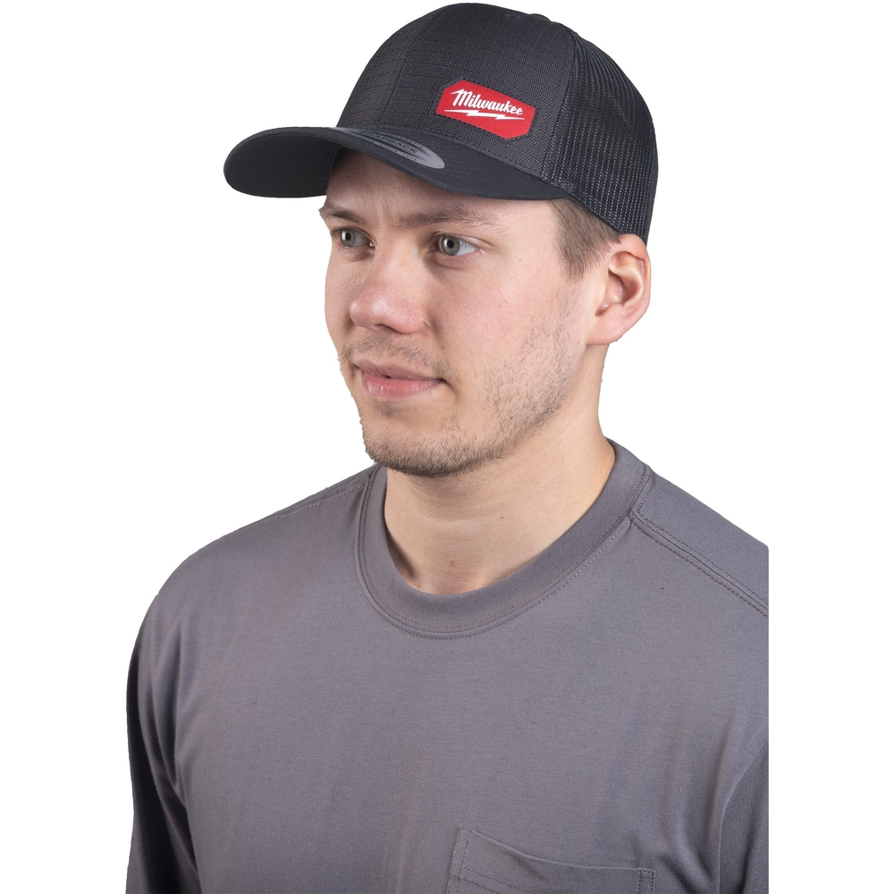 CASQUETTE SNAPBACK TRUCKER NOIR - Blister MILWAUKEE EPI - 4932493107