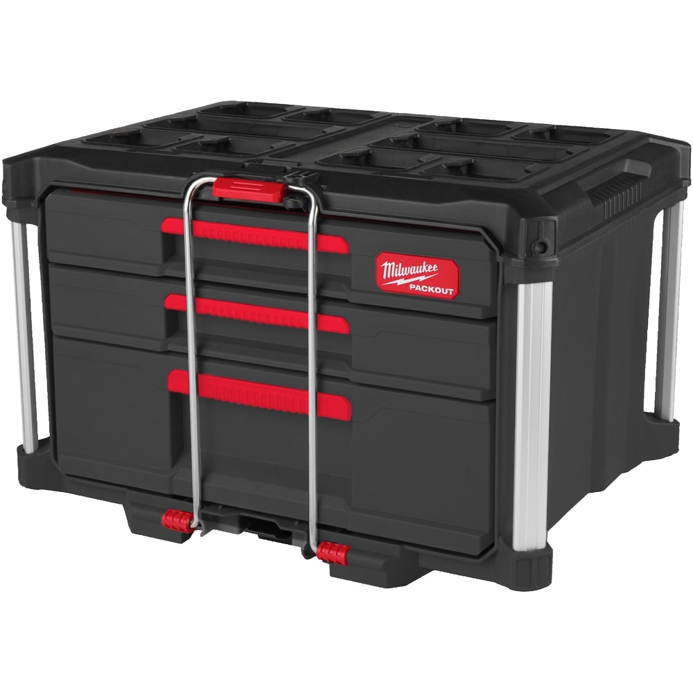 PACKOUT COFFRET 2+1 TIROIRS MILWAUKEE ACCESSOIRES - 4932493190