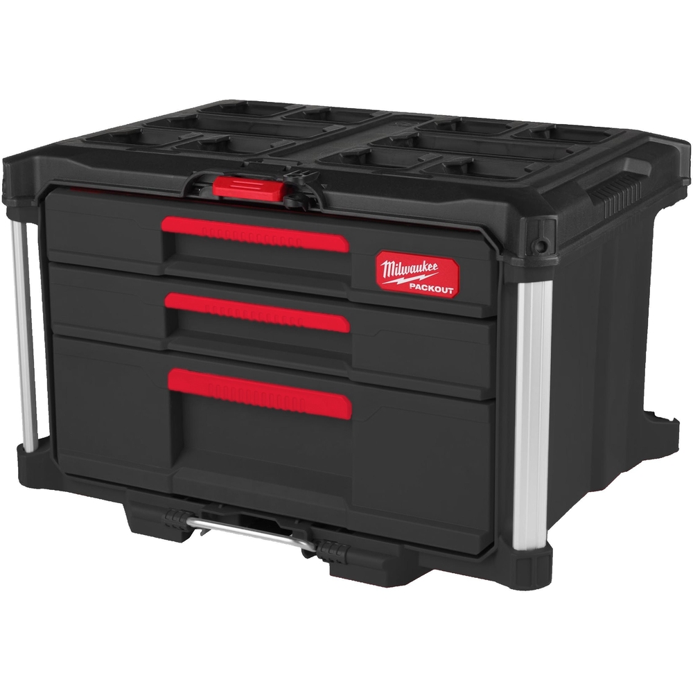 PACKOUT COFFRET 2+1 TIROIRS MILWAUKEE ACCESSOIRES - 4932493190
