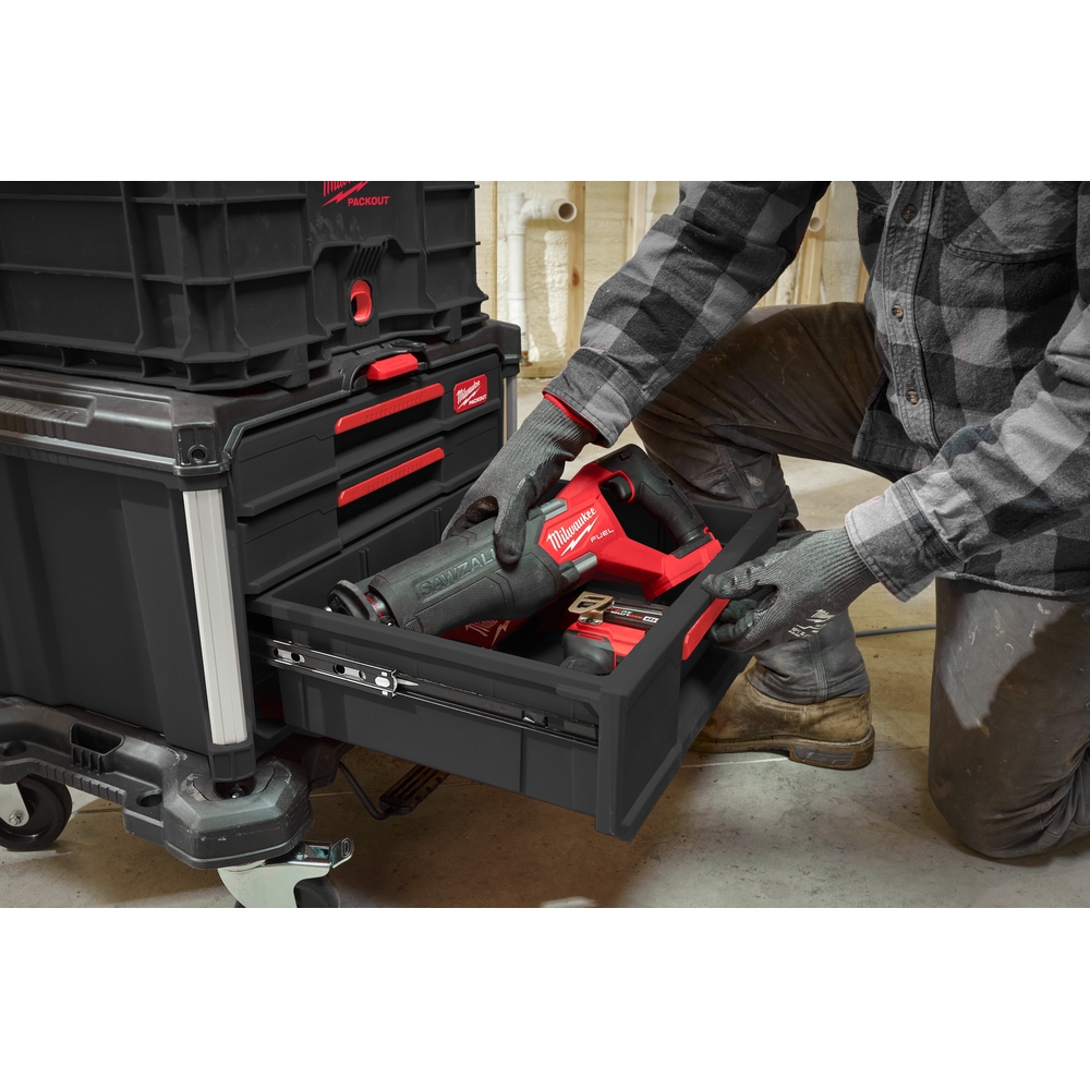 PACKOUT COFFRET 2+1 TIROIRS MILWAUKEE ACCESSOIRES - 4932493190