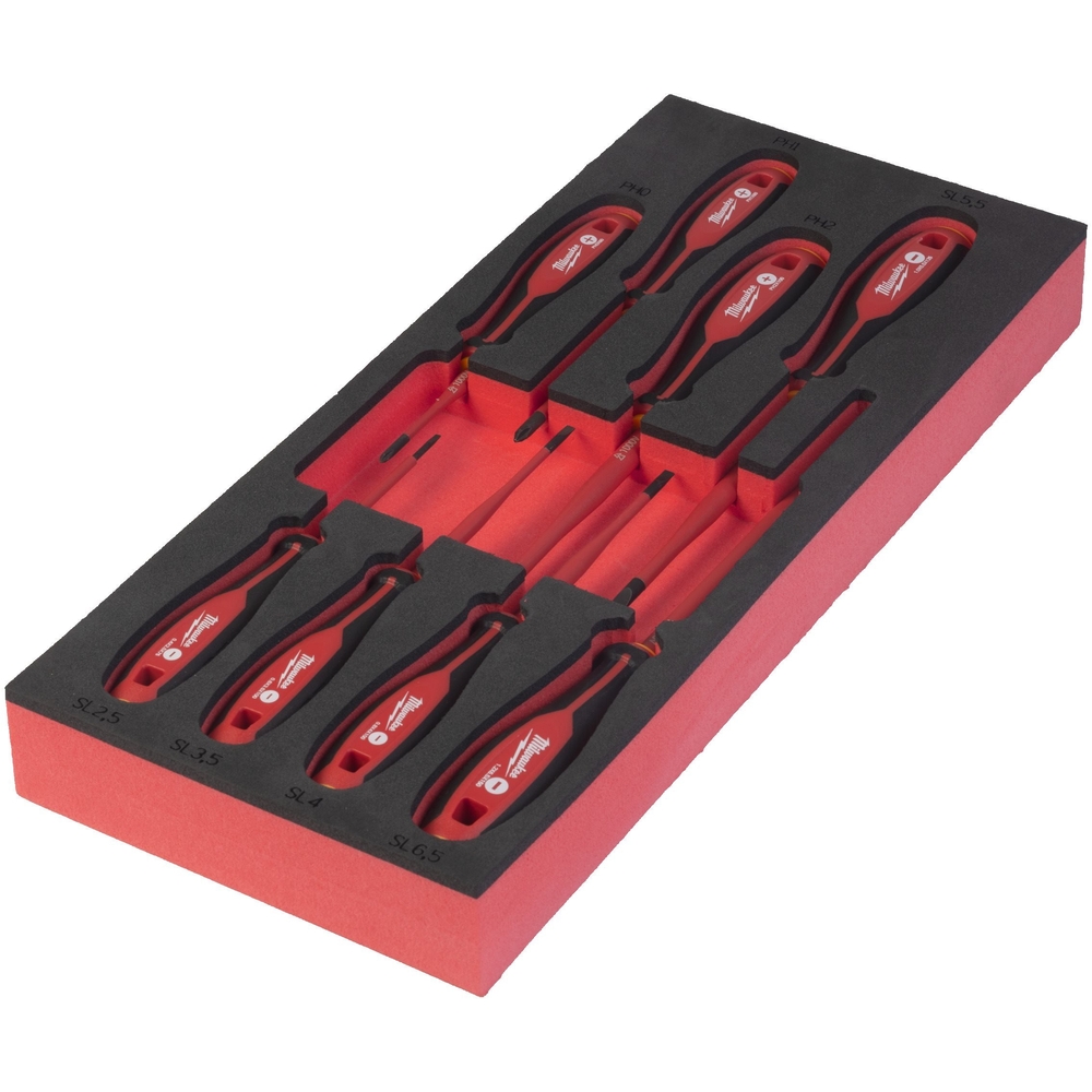 MODULE SERVANTE TOURNEVIS VDE TRI-LOBE 8 PCS - Blister MILWAUKEE ACCESSOIRES - 4932493249