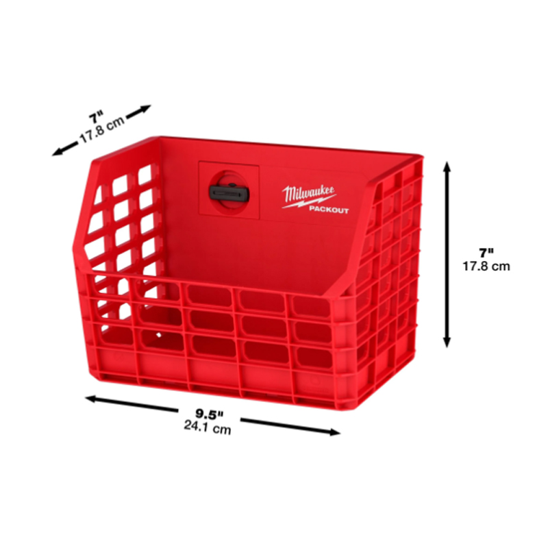 PACKOUT PANIER EN FIL DE FER - Carton MILWAUKEE ACCESSOIRES - 4932493379